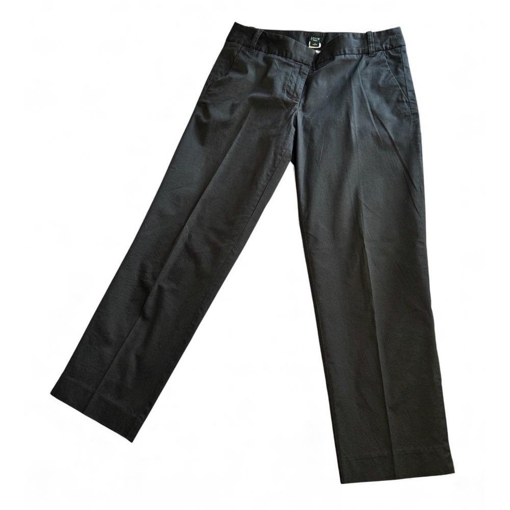 J Crew Cocktail Capri Pants Women's Sz‎ 2 Gray City Fit Cotton